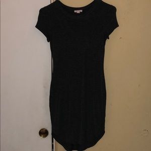 Dark Grey Shirt Dress